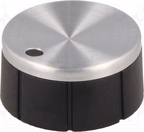 1 manopola rotante con indicatore, alluminio, diametro albero: 6 mm, modello A1321260. Manopole rotanti per valvole a sfera