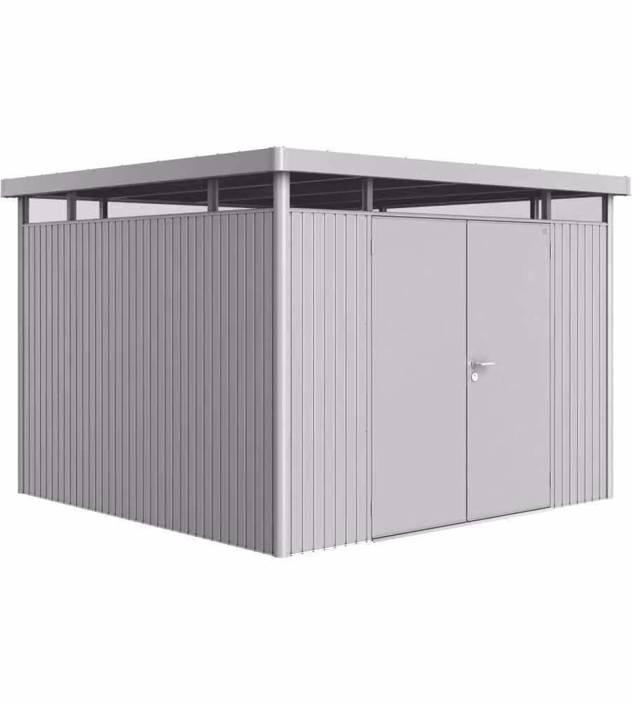 Biohort Casetta da Giardino HighLine Argento 315x315 cm Metallo