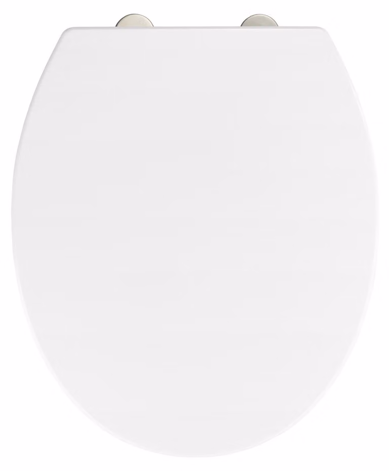 Sedile per WC Wenko Mod. Crevada DuroUnbreakable®, bianco, portata fino a 1500 kg, meccanismo soft-close, 26210100