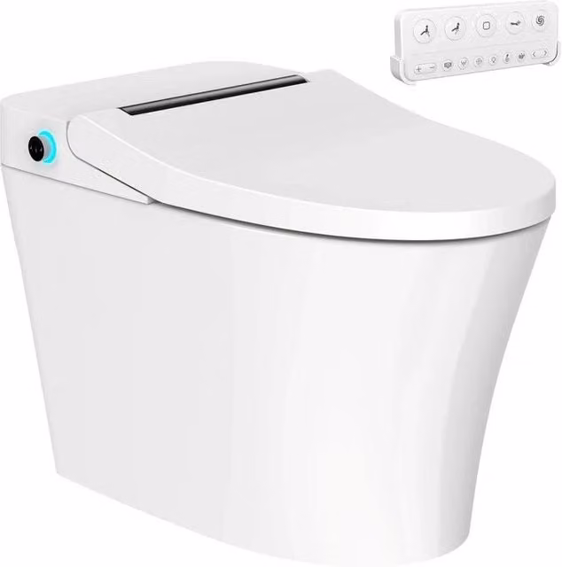 WC smart con bidet integrato multifunzione e telecomando