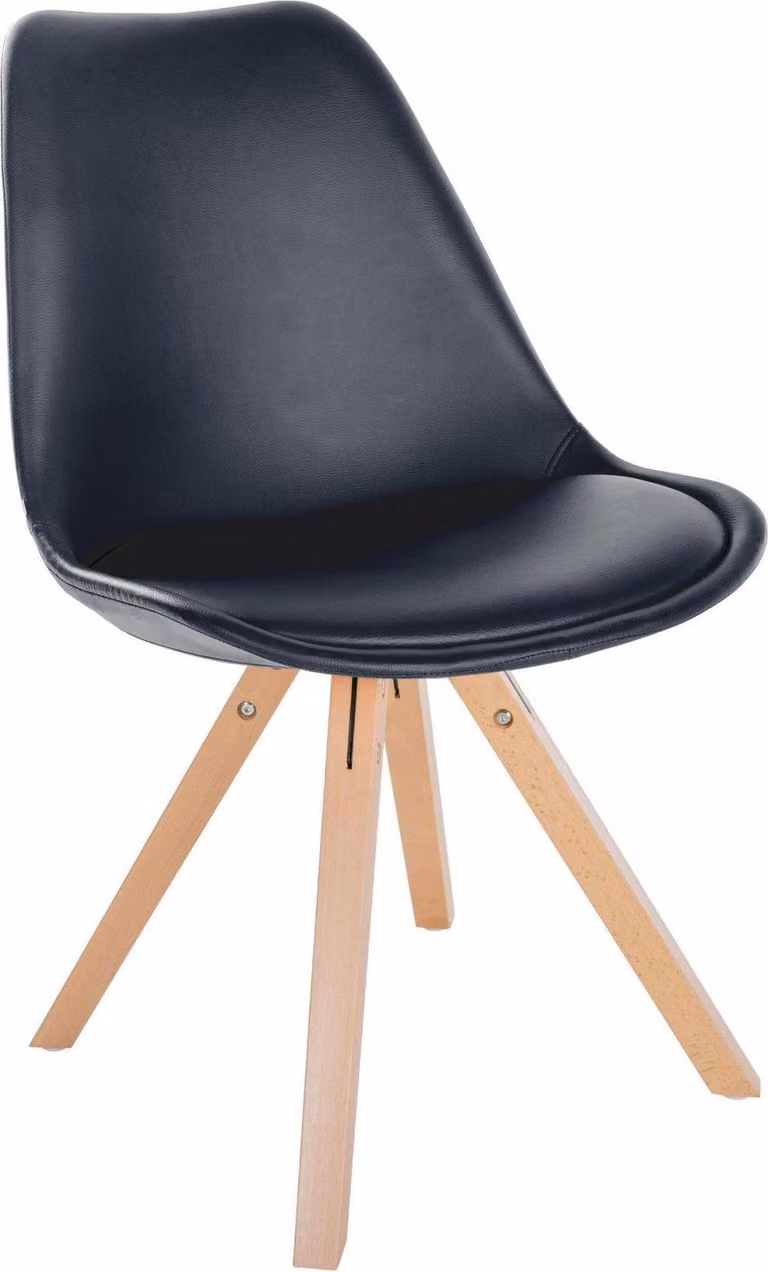 Sedia da pranzo in Pelle finta - Sedia da pranzo - Comfort di seduta prolungato, design elegante