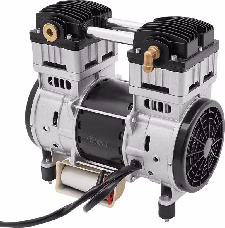 Compressore d'aria - Testata pompa - 1500 W - 0,7 MPa - Motore in rame puro - Spina UE - 25×13×22,5 cm - Grigio/verde