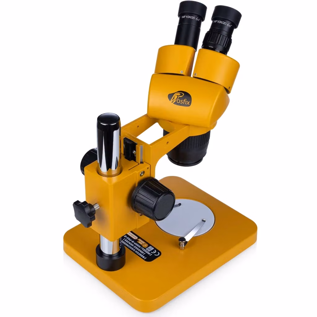 Microscopio Stereoscopico Binoculare Ganimedes S Rosfix Arancione con Zoom 20-40x e Oculare WF10X/20 – 2