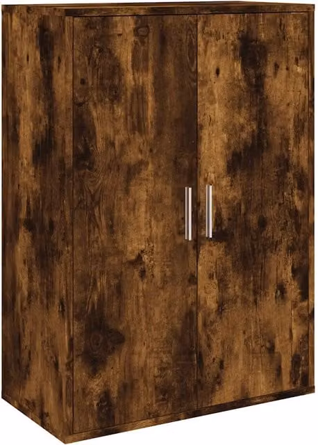 Credenza | Madia | Buffet da pranzo | Armadio da pranzo Rovere Fumo 60x31x84 cm in Legno Multistrato