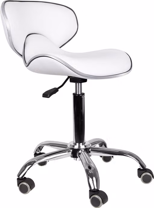 Sgabello cosmetico Gabbiano Q-4599 Bianco