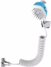 Doccetta per lavaggio animali Duplex Lucky 2F con tubo da 200 cm Bianco SAPDUP0082AZ