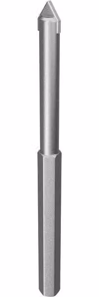 Punta di centraggio per mattoni e piastrelle morbide con adattatore, 9,5 x 60 mm