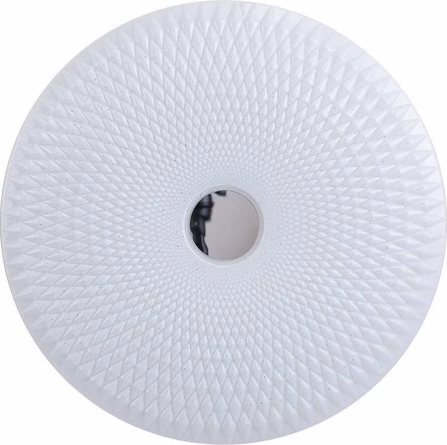 Plafond decorativo a soffitto per soggiorno camera da letto bianco rotondo Ø48cm colore neutro LED 48W GEMI Italux