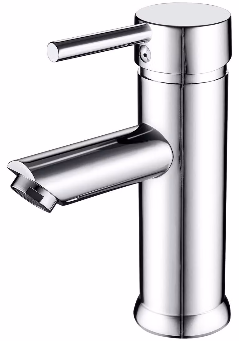 Omgoods - Miscelatore monocomando per lavabo - e cromo per bagno