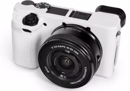 Adattatore in silicone per fotocamera Sony Alpha - bianco.