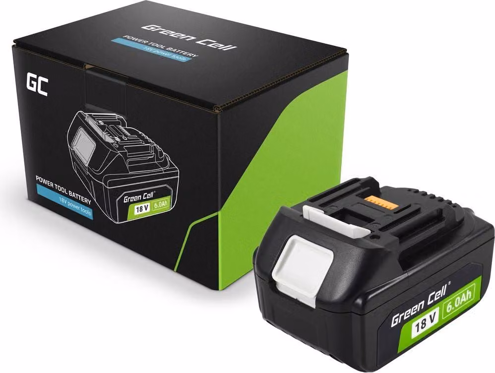 Green Cell Powertool battery Makita LXT 18V 6Ah