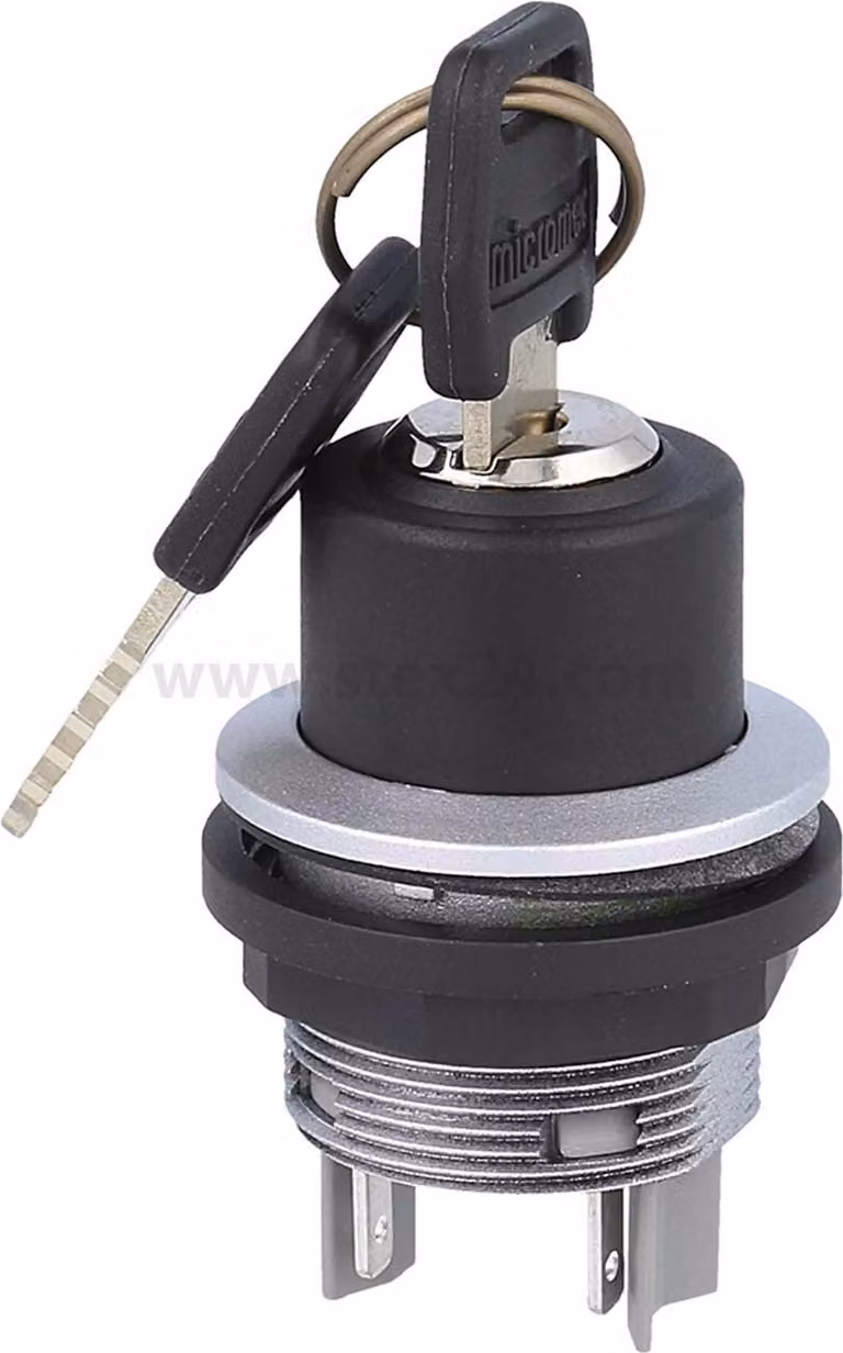 Georg Schlegel Chiave a scatto, 1S rotonda, SHORTRON Connettore piatto 2,8 mm x 0,8 mm - 1 pezzo