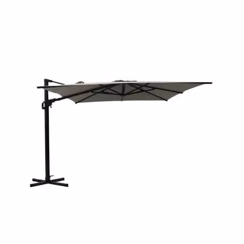 Ombrellone laterale Noah VACCHETTI in alluminio colore antracite con cover L: 300 cm, H: 242 cm
