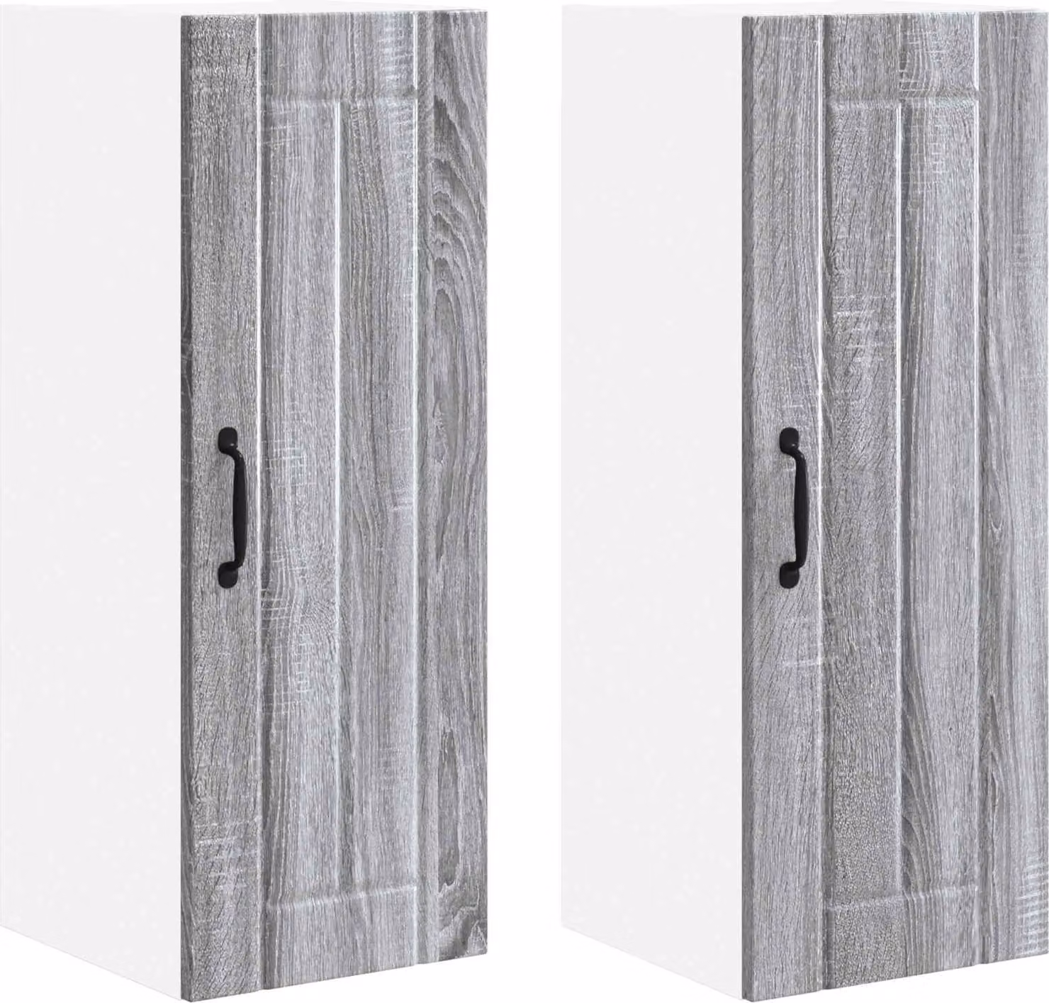 Armadietto a muro LUCCA 2 pcs Grigio Sonoma 30 x 31 x 80 cm