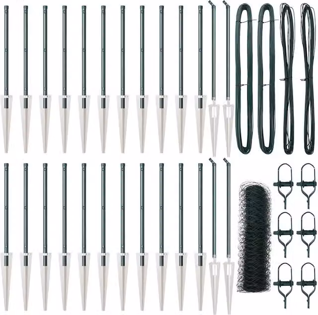Palo della recinzione | Pannello per recinzione Verde