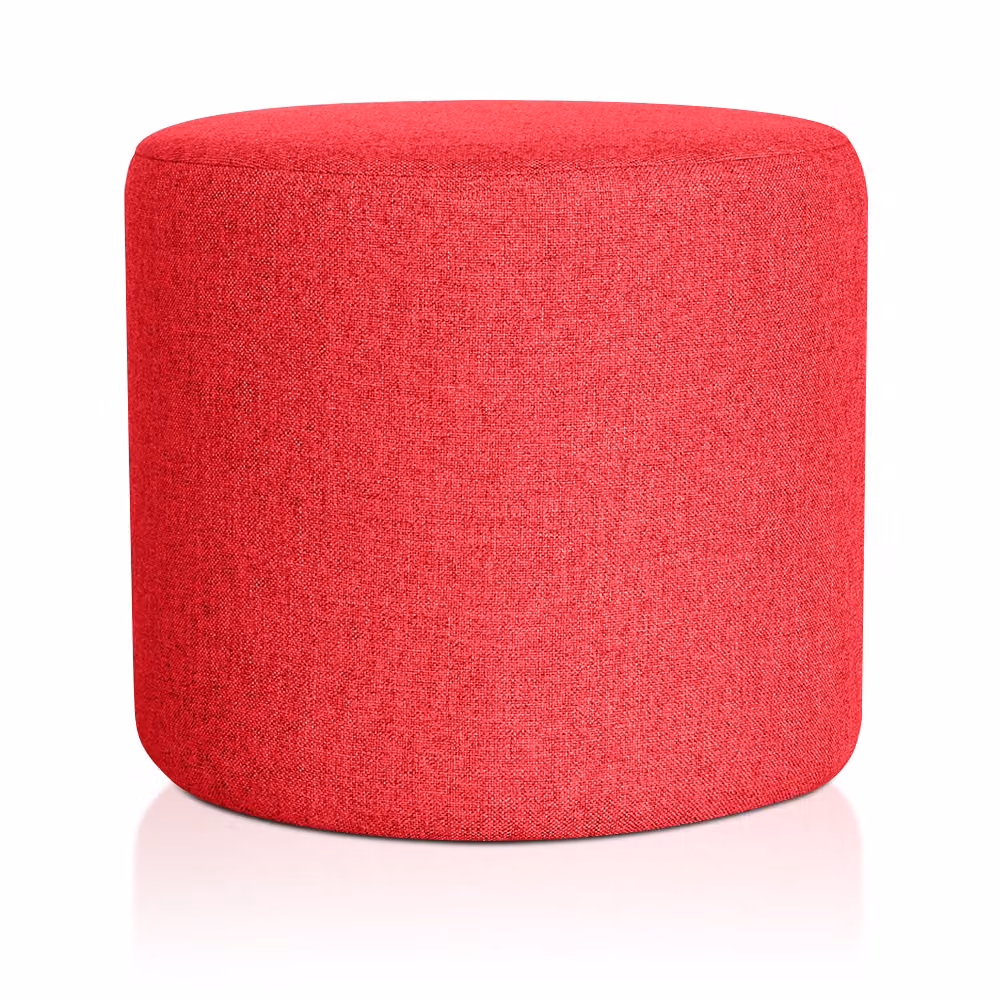 Pouf Ambra 50 cm Rosso