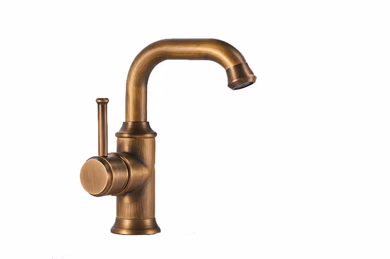 Rubinetto per lavabo, stile retrò, OTTONE, MELINEA LAUFERI