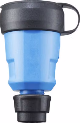 ABL 1579350 Presa di contatto di terra Elamid IP44 con coperchio blu resistente ai raggi UV Germany