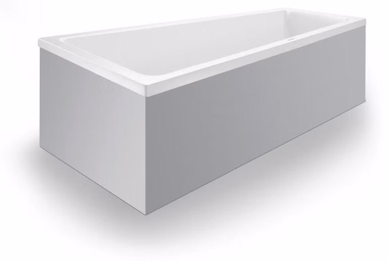 Duravit No.1 baignoire encastrée, trapèze, 1600x850mm, 1 pente de dossier à gauche, blanc, 700506000000000, 700506000000000