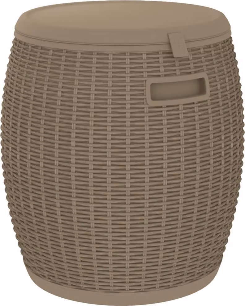 Contenitore da Giardino 4 in 1 Polipropilene Marrone Chiaro
