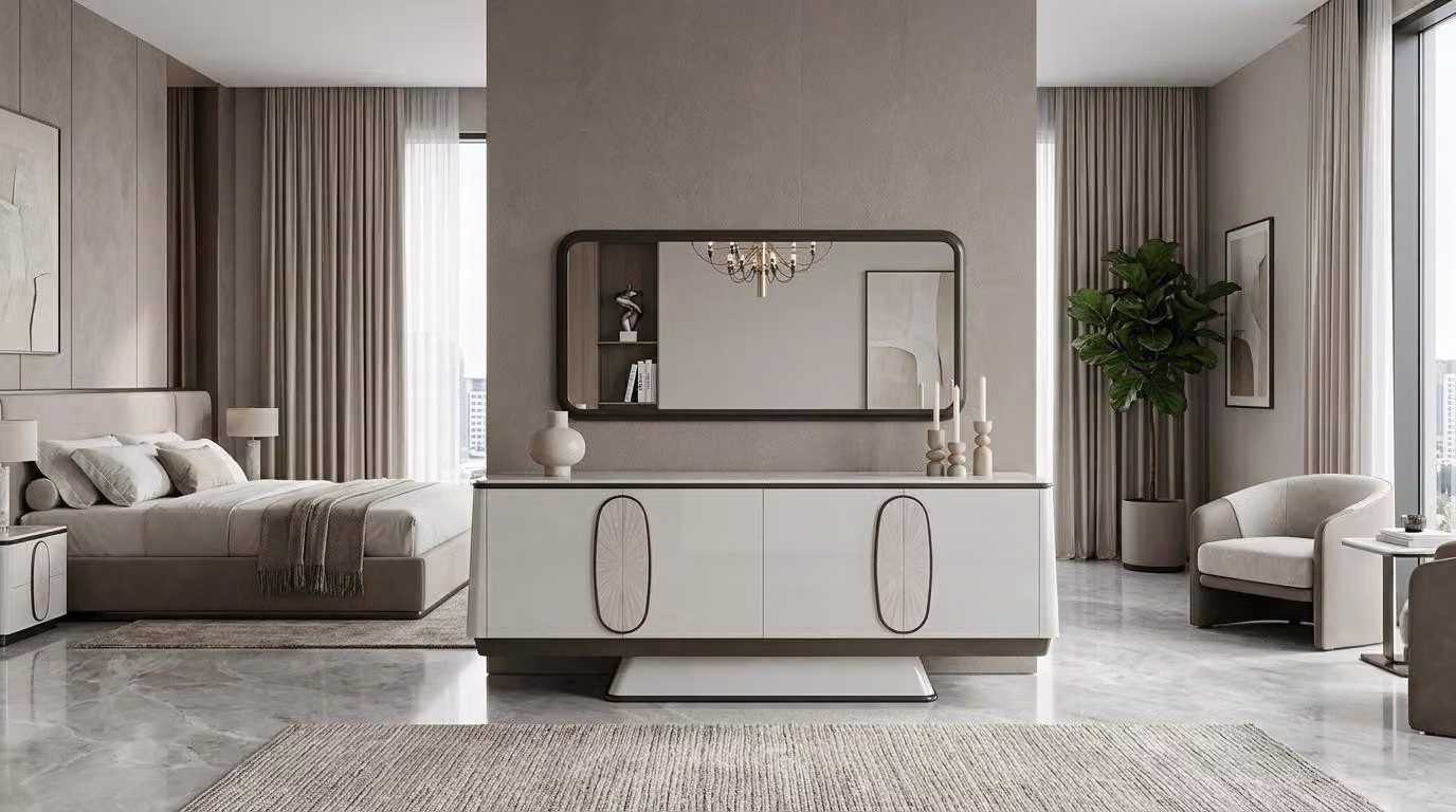 Comodino con specchio: alta qualità, elegante, moderno, resistente, duraturo e dal design senza tempo