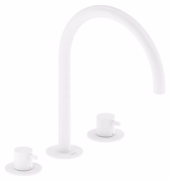 Miscelatore per lavabo a colonna a tre fori Ravak Esprit ES 018.10WV da 270 mm senza piletta, colore