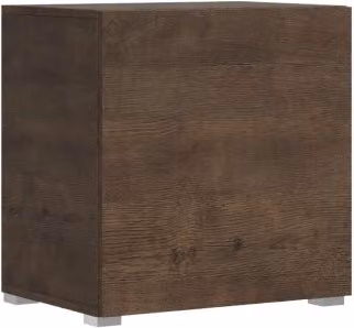 Mobile Base Soggiorno 60x60x39,6 cm con piedini sx-dx Noce