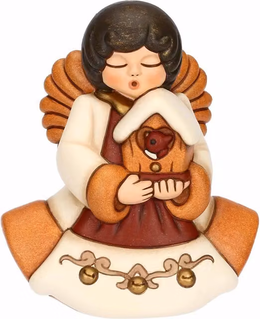 Angelo Limited Edition Natale Thun in ceramica multicolore per decorazione da tavolo