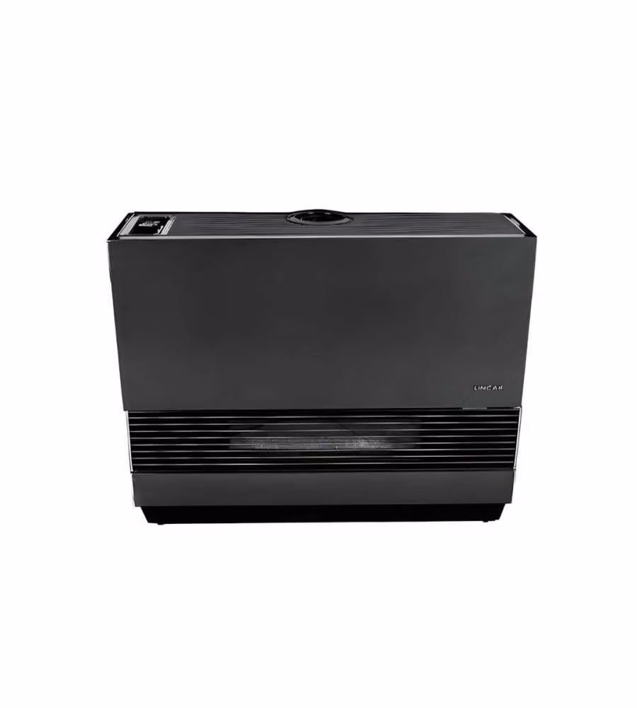 Stufa a Metano Lincar W 8000 9008 con Termostato Regolabile e Accensione Piezo, Trasformabile in GPL, H 72 cm x L 72 cm x P 26 cm, Bianco o Nero – 3