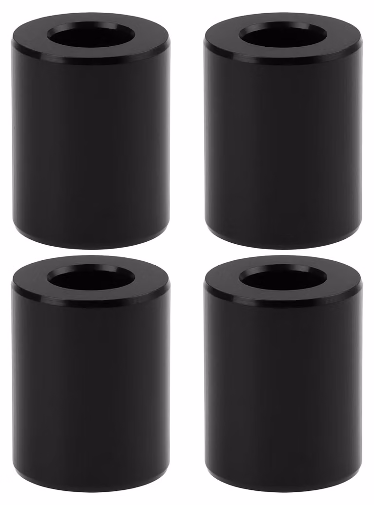4 distanziatori in alluminio M8, dimensioni 8,2 mm x 16 mm x 20 mm, per valvole e teste di cilindro