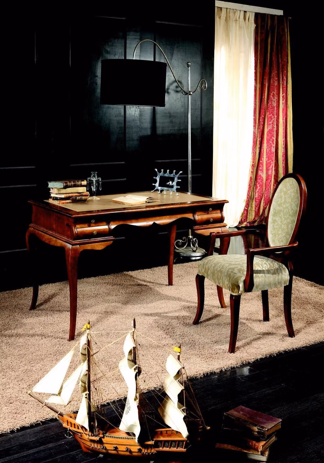 Holz Möbel Luxus Italienische Klassisches Schreibtisch Büromöbel Stil Barock