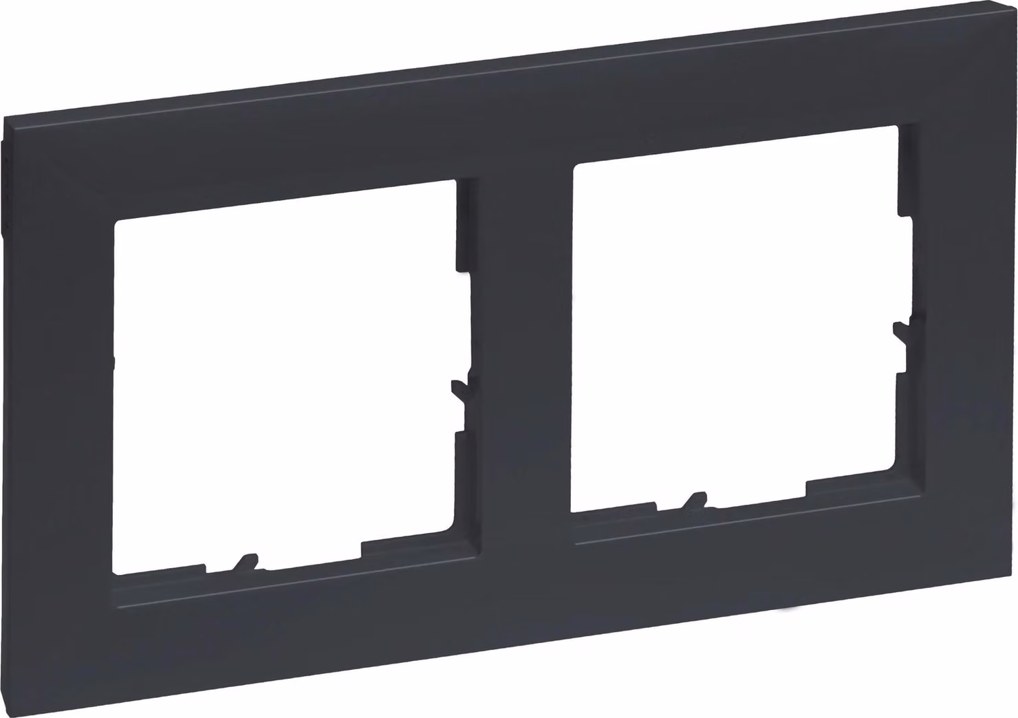 Legrand SEANO, cornice doppia, verniciata antracite, 1 pz.