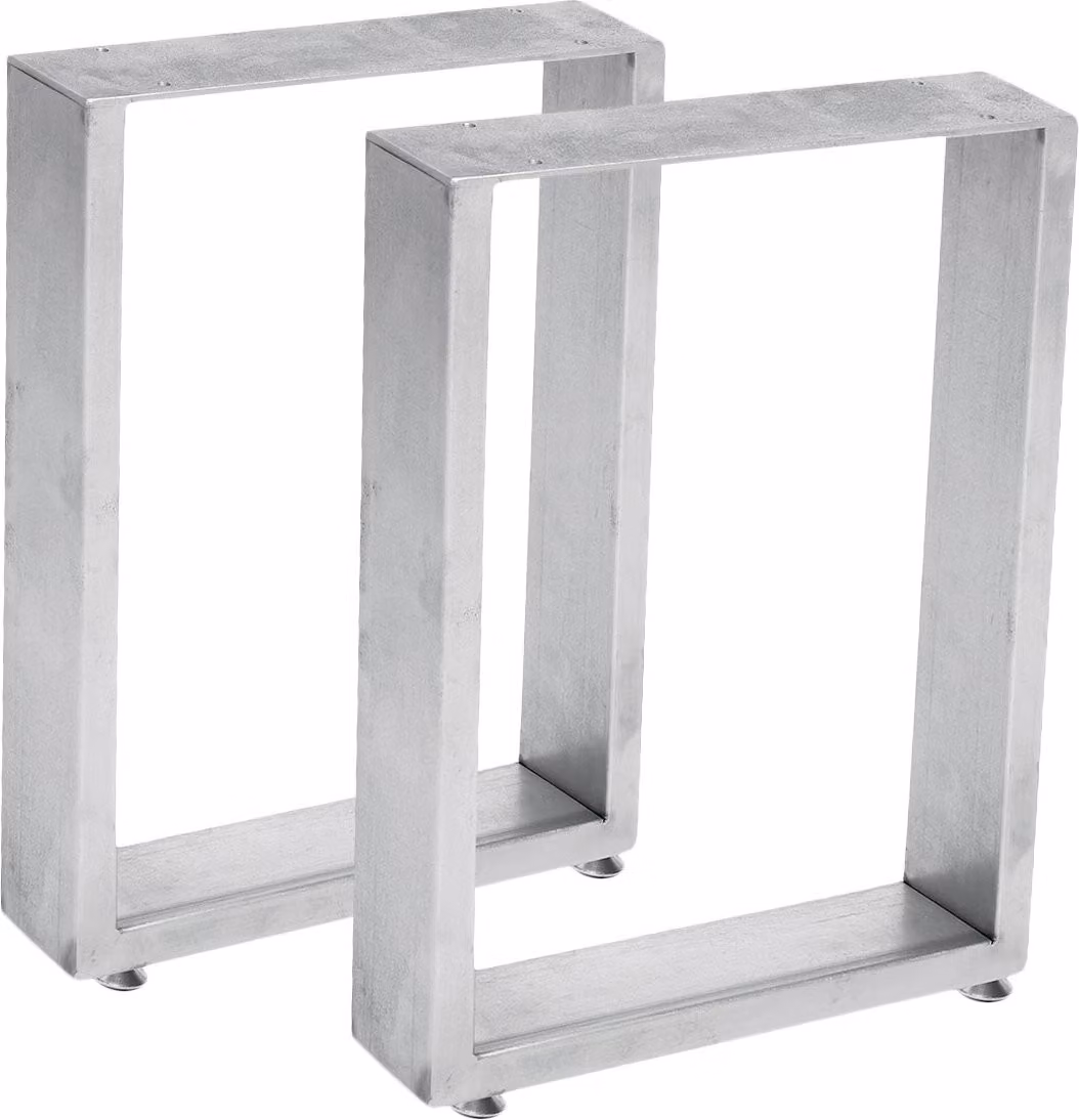 2pcs 40*29cm caffè tavolo da pranzo gambe nudo ferro industriale metallo Computer Laptop Desk acciaio base piedi casa ufficio mobili accessori