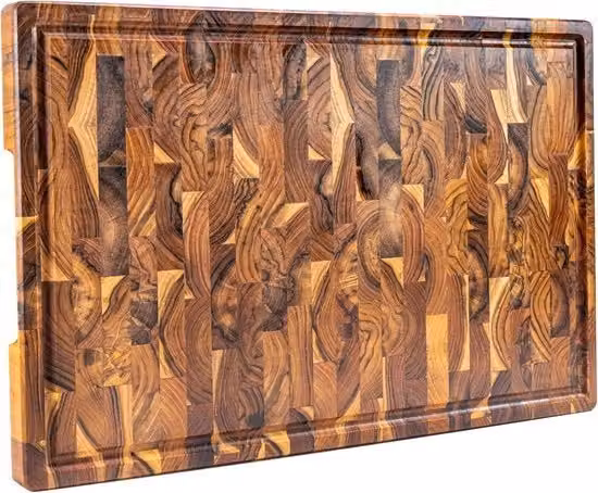 Piastra di taglio in teak - 58 x 38 cm