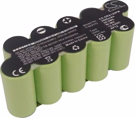TECHTEK Batteria compatibile con [Gardena] 2110, 2150, 2155, 2165, 2169, 2170, 2180, 2185, 2190, 2220, 2225, 2252, 2253, 2255, 2262, 2263, 2264 sosti