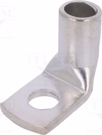 1 x Morsetto a anello: Morsetto a anello tubolare, sezione 25÷35 mm², connessione a vite M8, rame, codice BM 017379, isolato