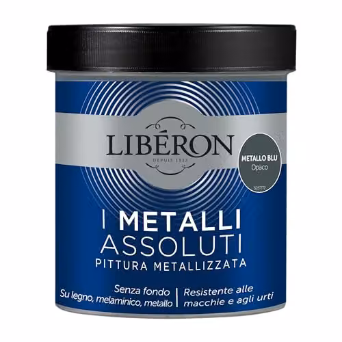 Libéron I Metalli Assoluti Metallo Blu Opaco 0,5L
