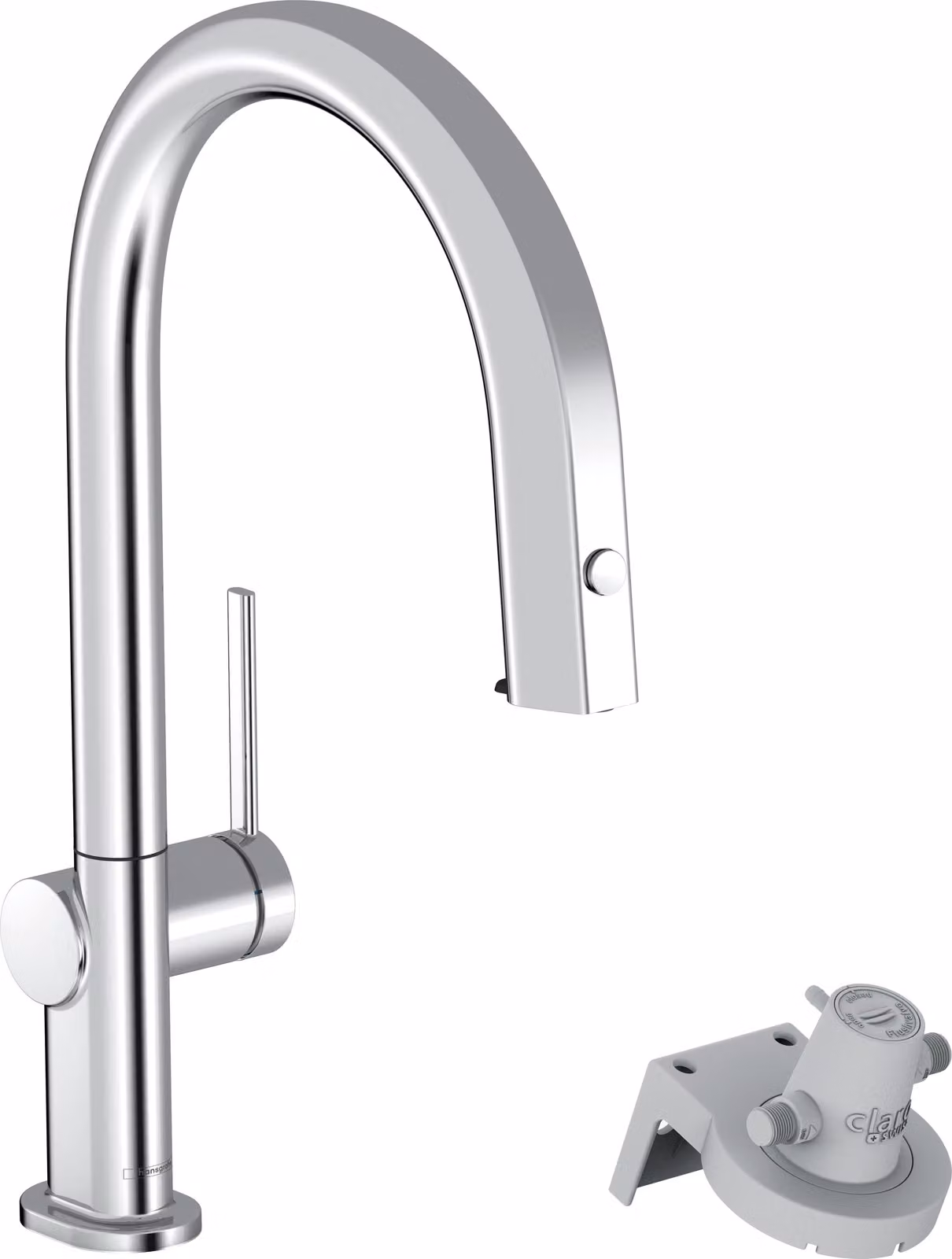 hansgrohe Aqittura M91 Mitigeur de cuisine, Filtersystem 210, relevable jusquà 76cm, 1jet, 76826000, 76826000