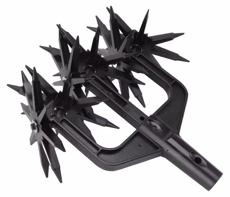 Elzusha - Fresatrice manuale e zappatrice per giardinaggio 2-in-1, ideale per la cura del giardino
