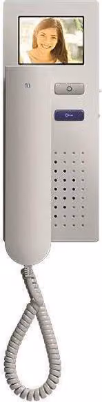 TCS IVH4222-0140 Videocitofono a 2 fili con 2 tasti montaggio AP bianco (IVH4222-0140)