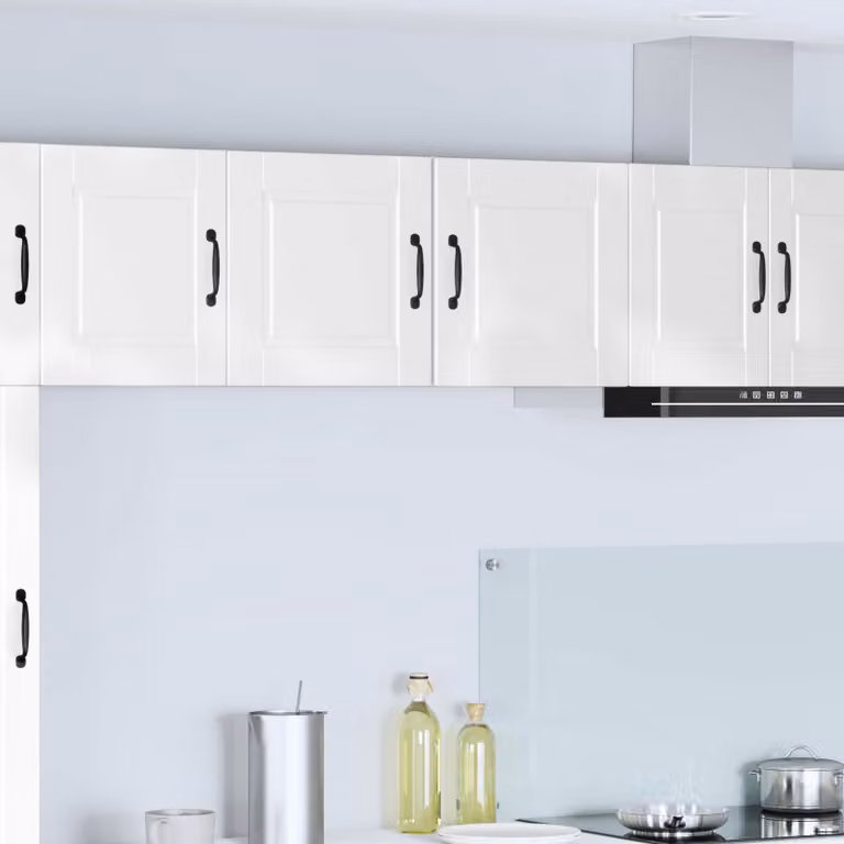 Armadietto a muro moderno vidaXL PORTO Bianco Lucido L 40 cm, P 31 cm, H 40 cm