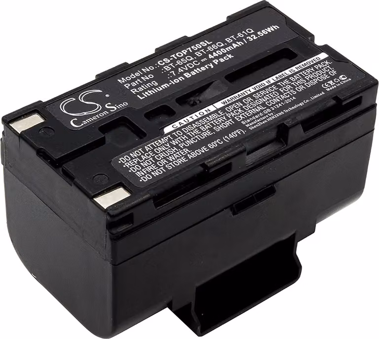 TECHTEK Batteria compatibile con [Topcon] FC-100, FC-120, FC-200, FC-2000, FC-2200, FC-2500, FC100, FC2000, Field Controller FC100, Field Controller