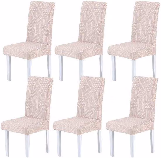 Copri sedie elasticizzati per sala da pranzo - Resistenti ed eleganti - Confezione da 6 pezzi