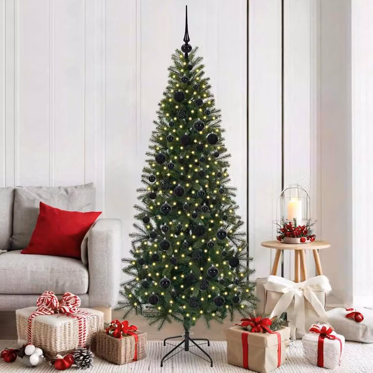 Maison Exclusive - Albero di Natale artificiale, verde, 180 cm, realizzato in PE e PVC