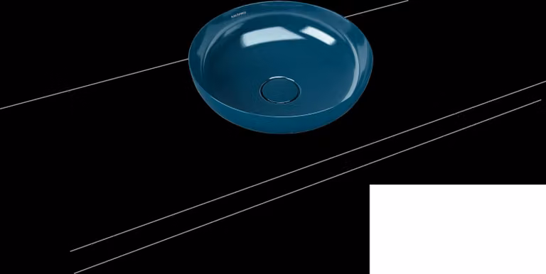 KALDEWEI MIENA Vasque de lavabo 3180, ronde, sans trop-plein, diamètre 450 mm, 909306003678, 909306003678