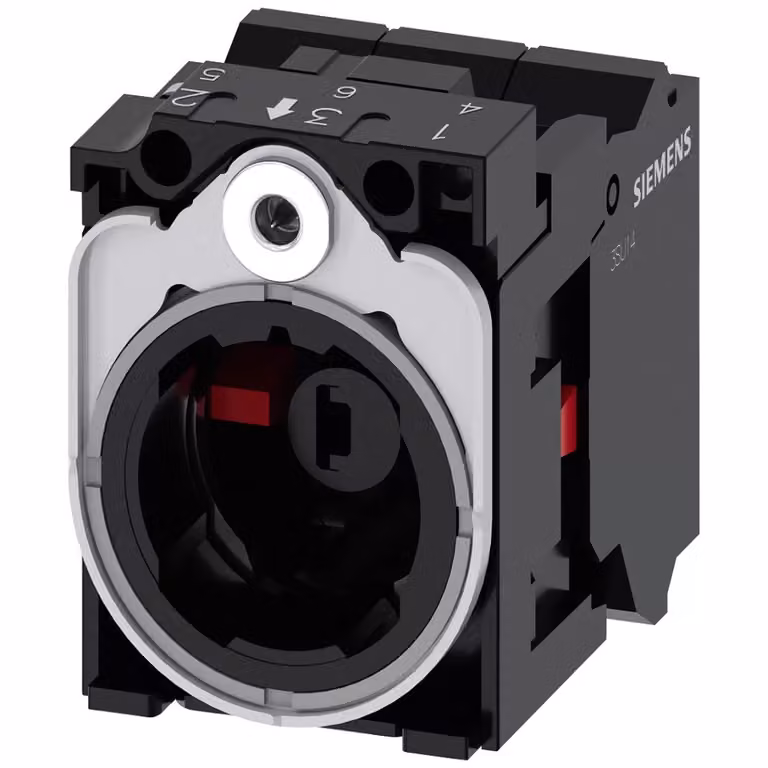 Supporto Siemens per 3 moduli, metallo, 1Ö, 1Ö, modulo LED, bianco, AC/DC 24 V 3SU15511AB603PA0