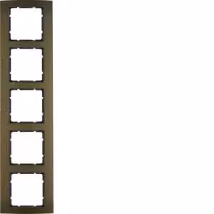 Berker 10153001 Cornice in alluminio, marrone/antracite Berker B.3
