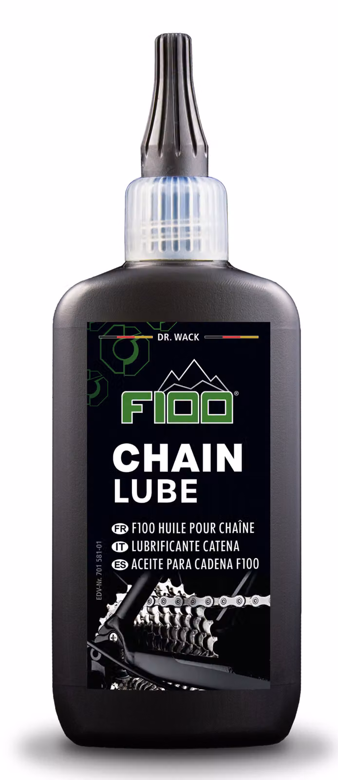 Dr. Wack F100 Lubrificante per catene, flacone contagocce da 100 ml