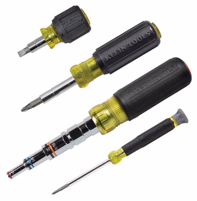 Set di utensili Klein Tools 80019, composto da cacciaviti multifunzione e chiavi a bussola