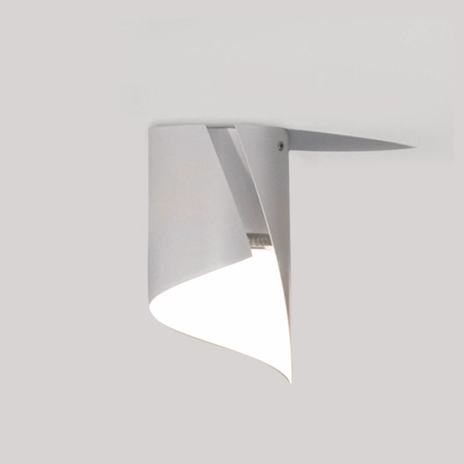 Knikerboker Plafoniera di design Hué, dimmerabile, Bianco / Opale, Soggiorno / Sala da pranzo, Metallo, Design, Plafoniera